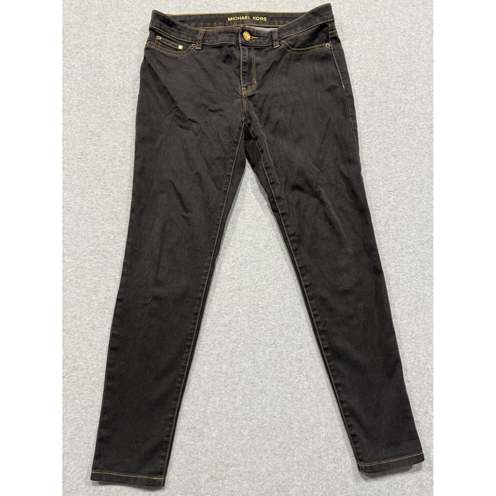 MICHAEL KORS Size 6P Black Jegging Jeans Soft Fabric Stretch Skinny